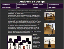 Tablet Screenshot of antiquesbydesign.co.uk
