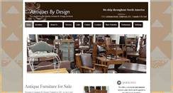 Desktop Screenshot of antiquesbydesign.com